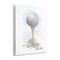 Stupell Industries Soft Pastel Golf on Tee Wall Plaque Design by Matthew Piotrowicz